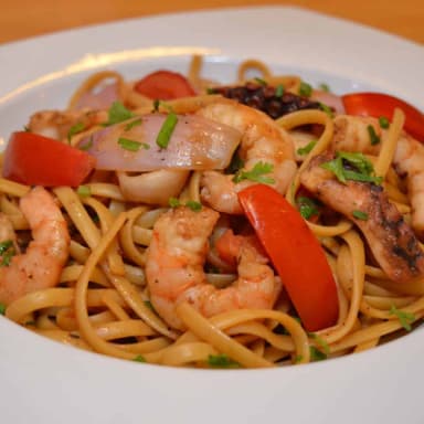 Spaghettis Frutos del Mar