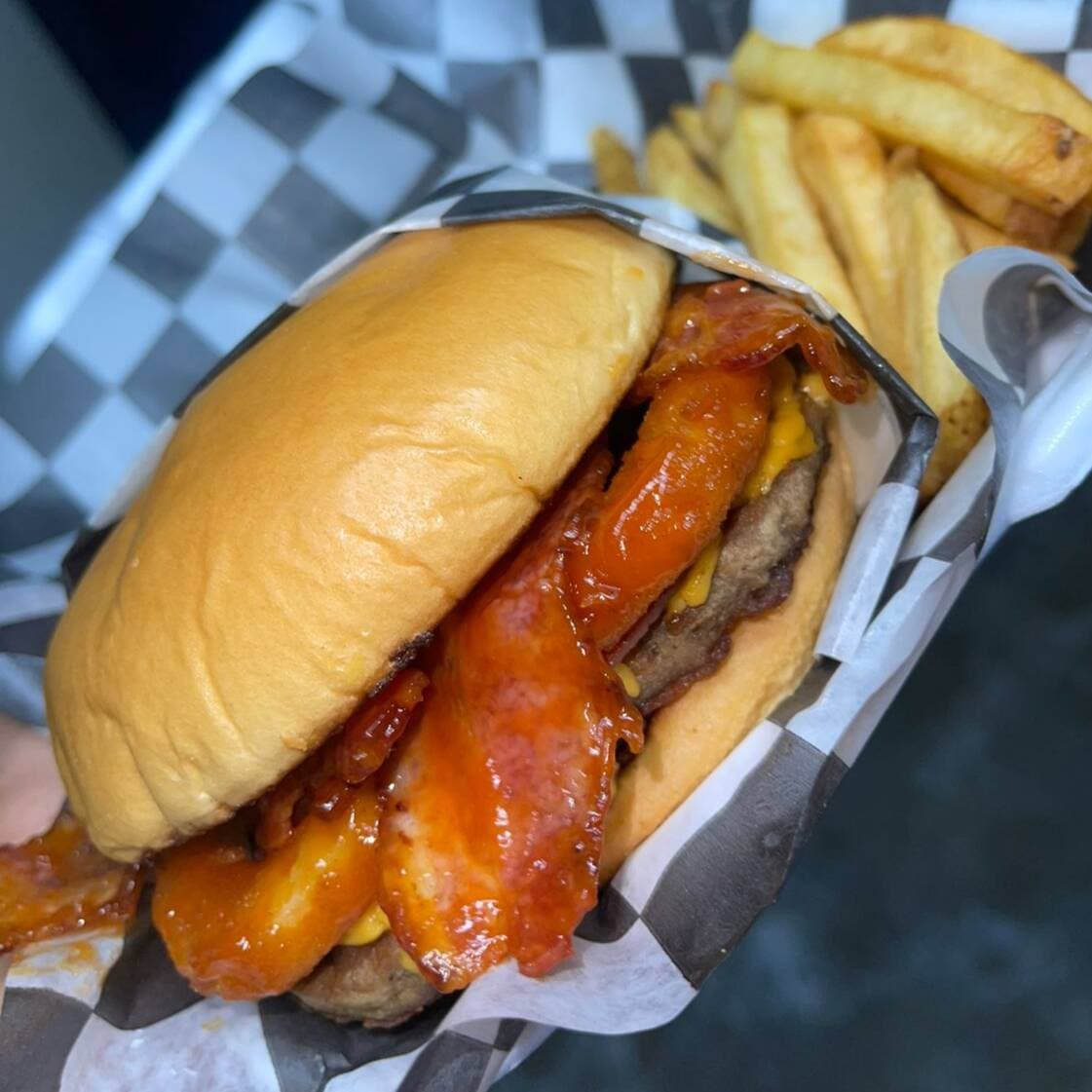 Hamburguesa Tocino BBQ