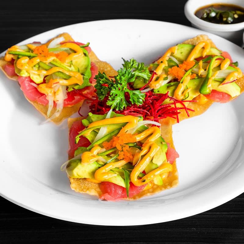 Tostadas Japonesas de Atún