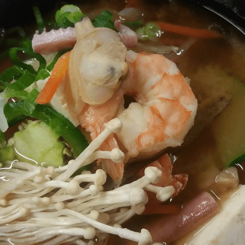 Tallarines con Mariscos
