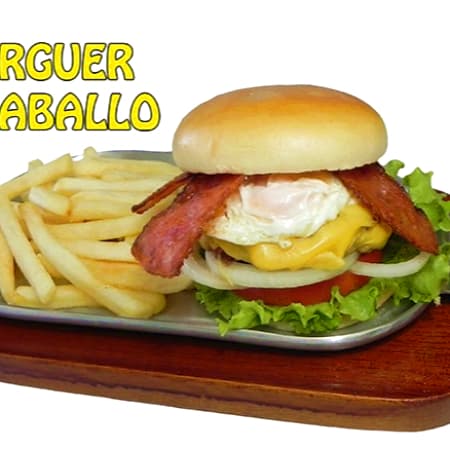 Burger a Caballo