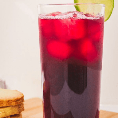 AGUA DE LIMON CON JAMAICA