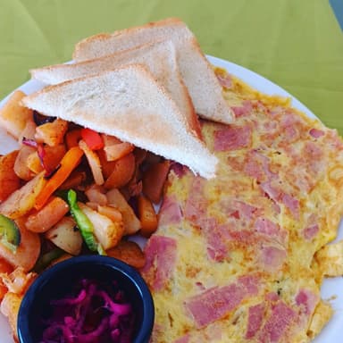 Omelette de Queso y Jamón