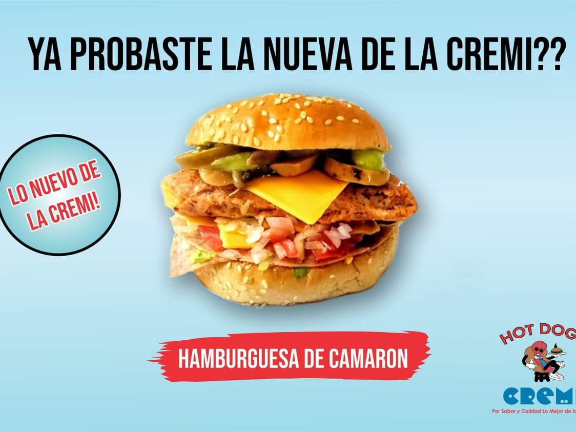 Hamburguesa de Camarón