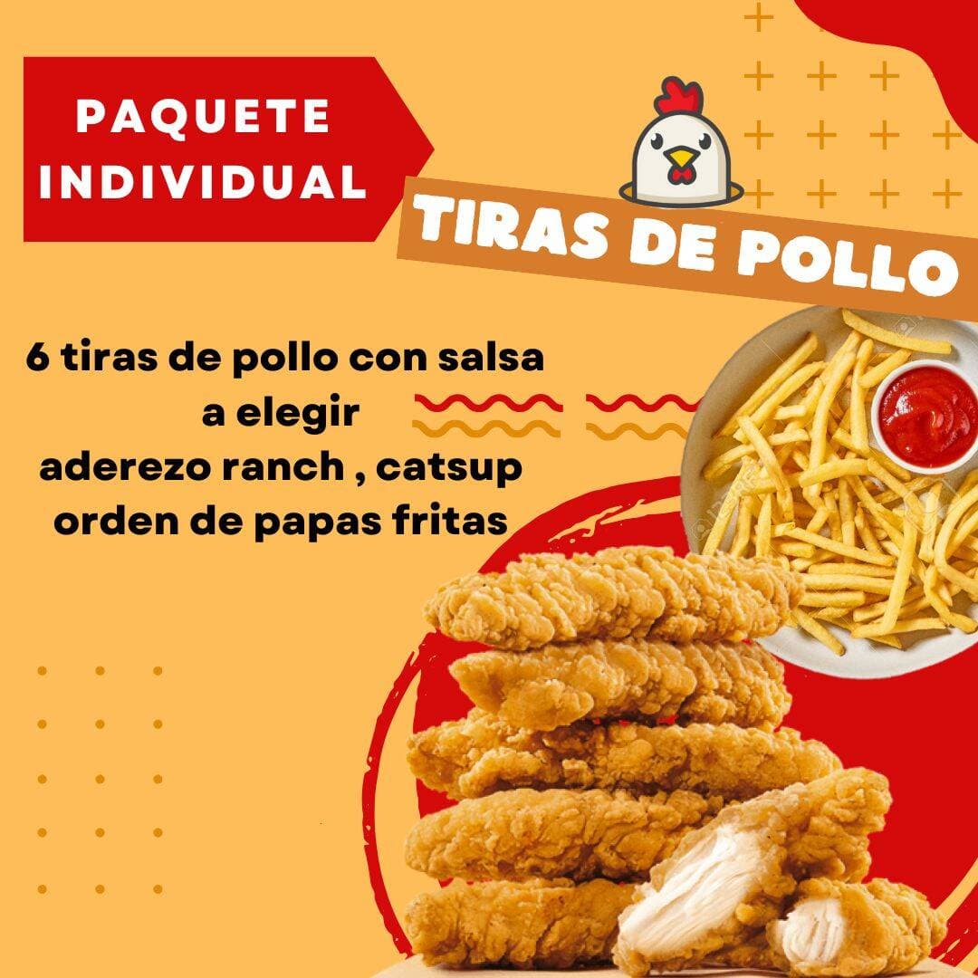 Tiras de Pollo Paquete Individual