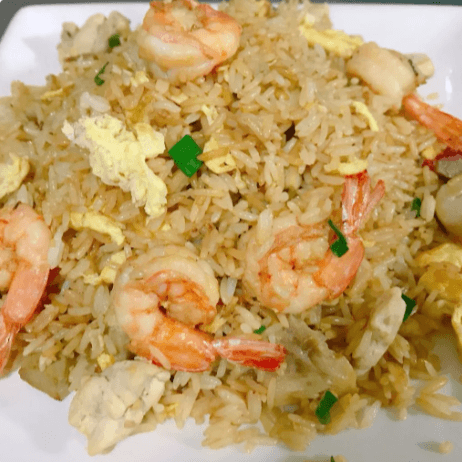 Chaufa con Langostino