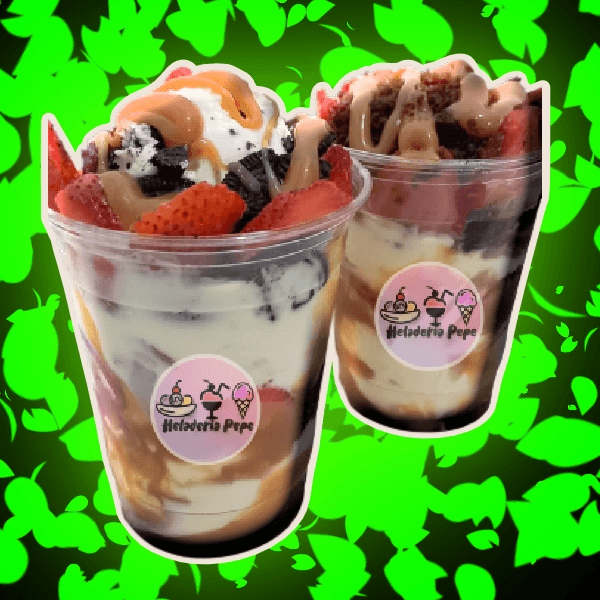 Dos Fresas con Crema y OREO