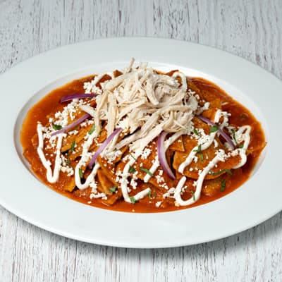 Chilaquiles rojos