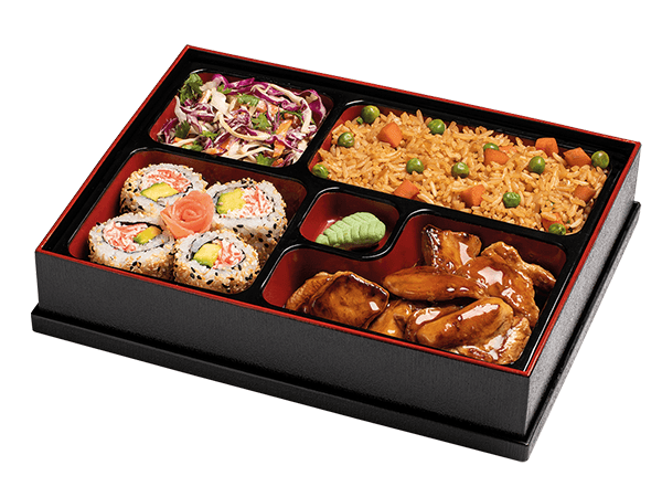 Bento De Pollo Teriyaki