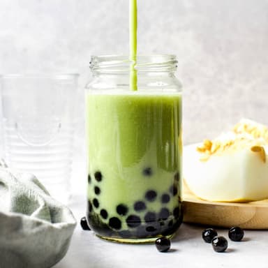 Milk Tea de Honey Melon