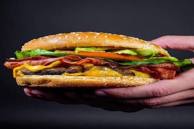 HAMBURGUESA CON TODO RES