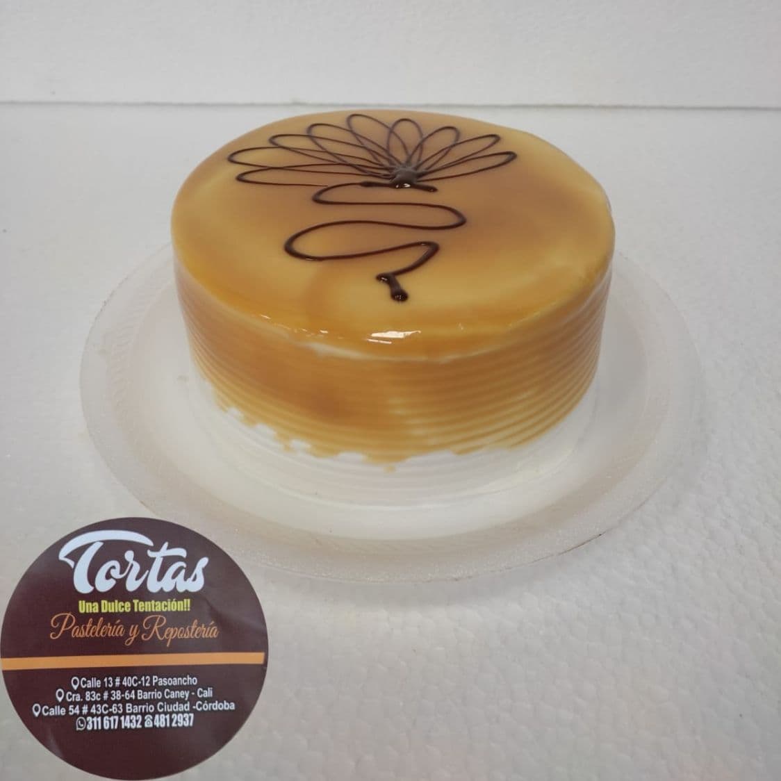 Torta Genovesa Ilusión de Caramelo ¼ Lb
