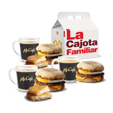 Cajota Familiar Clásica Desayuno para tres personas