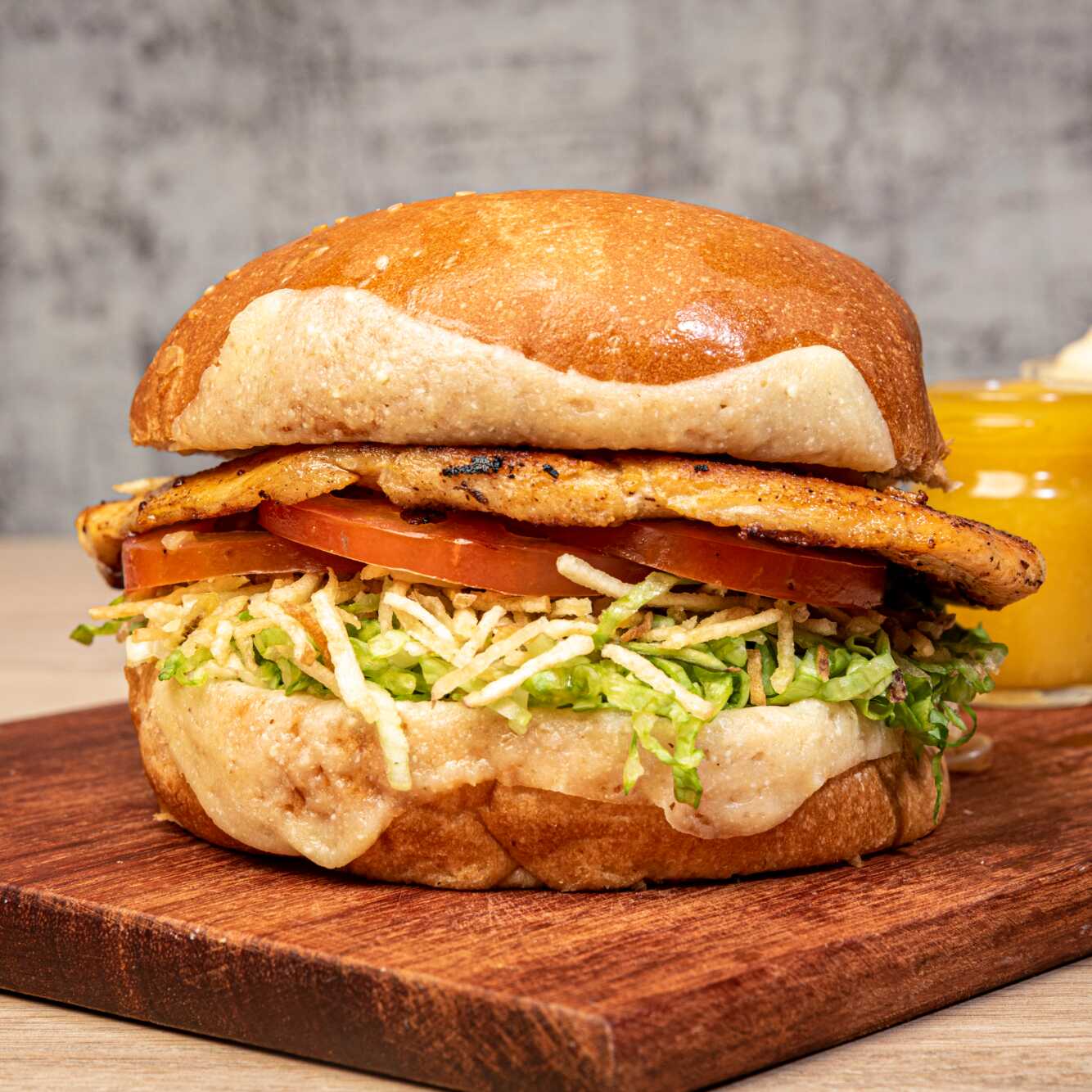 Hamburguesa Sencilla de Pollo