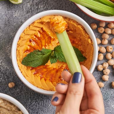 Hummus de Red Pepper (8 oz)