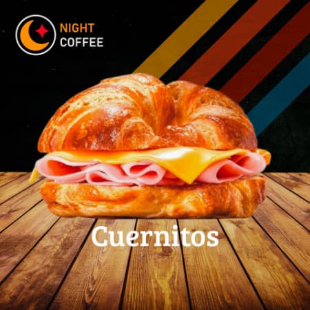 Cuernito de Jamón con Queso Gouda