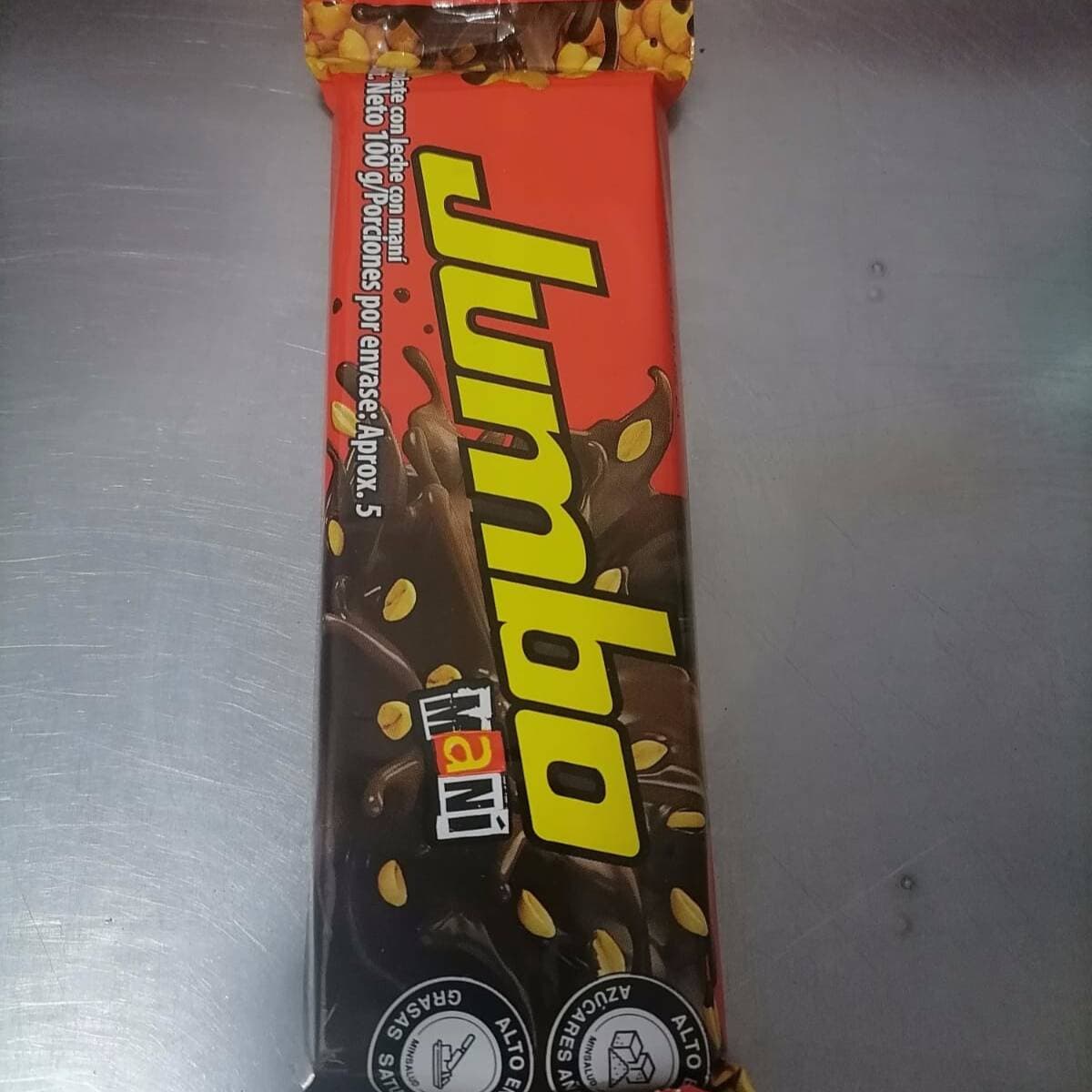 JUMBO Grande 100g, Chocolatina con Maní