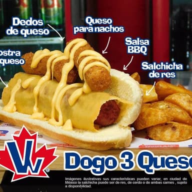 Super Dogo 3 Quesos