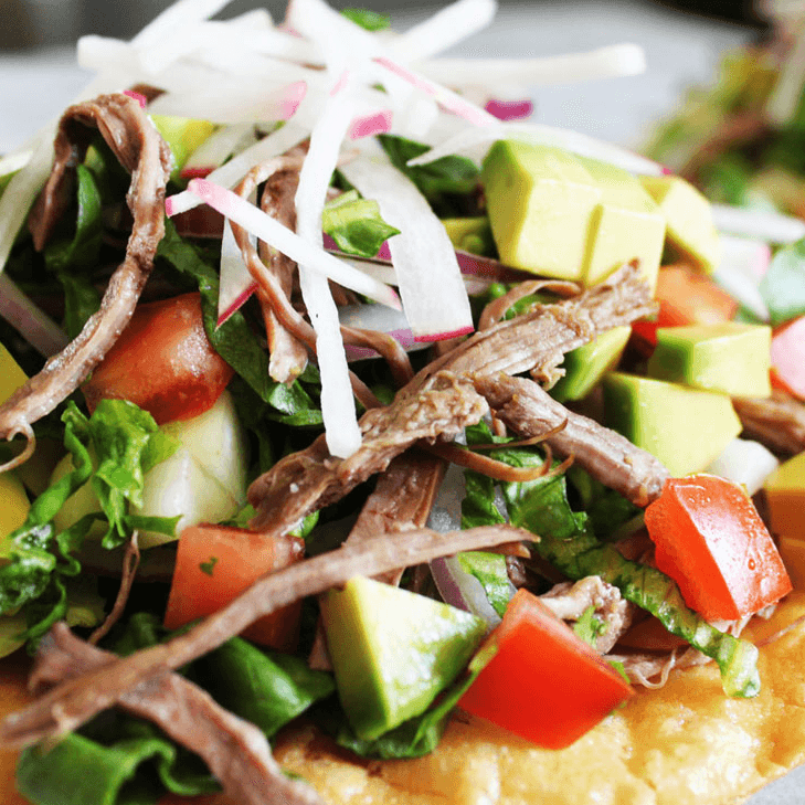 Tostada de Salpicón