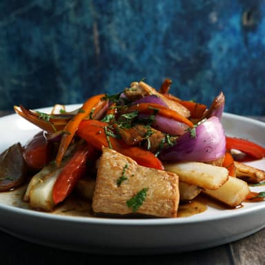 Pollo Saltado Peruano