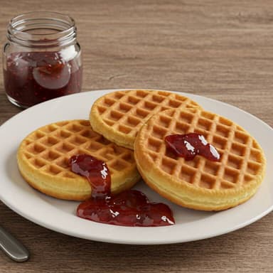 Waffles Dulces