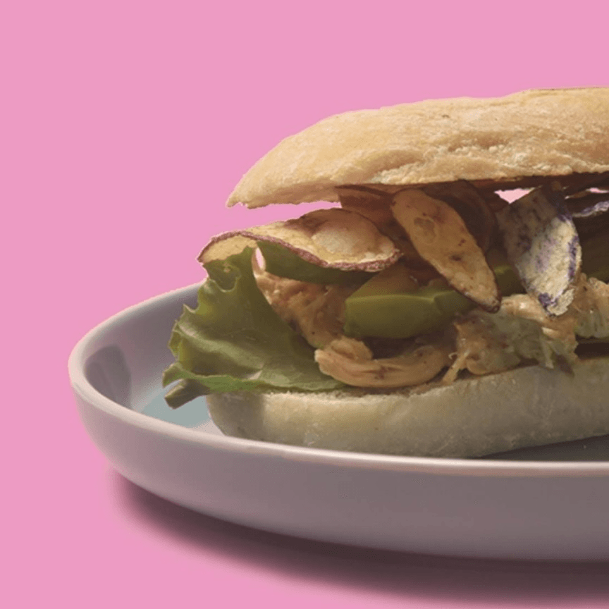 Sándwich de Pollo a la Brasa
