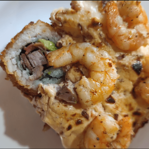Horneadito con Camarón