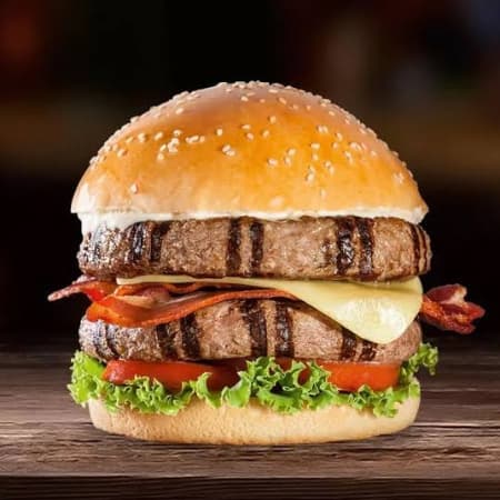 Hamburguesa Sencilla Doble Carne