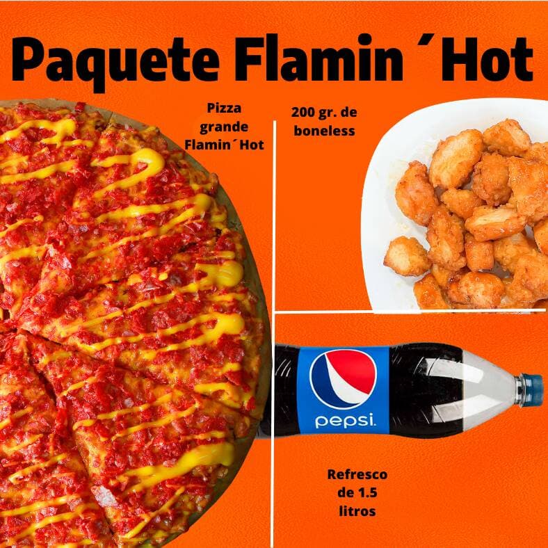 COMBO PAQUETE FLAMIN HOT.