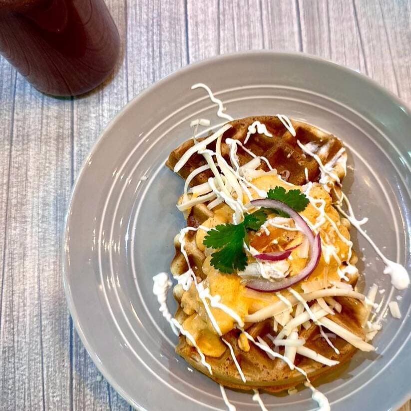 Waffle salado
