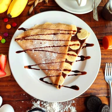 Crepa con Nutella y Plátano