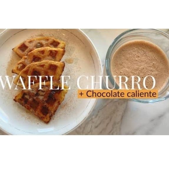 WAFFLE CHURRO + CHOCOLATE