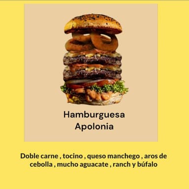 Hamburguesa Apolonia