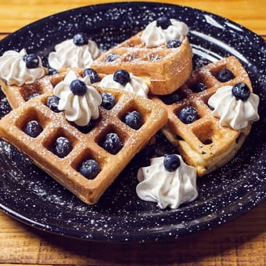 Waffle de Flor de Terciopelo