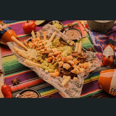 Mexifries Chicharrón