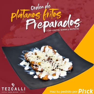 Orden de platanos fritos