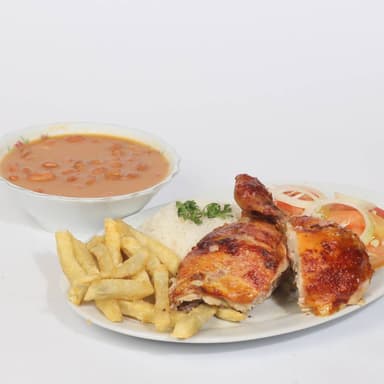 Bandeja 1/4 Pollo Asado o Apanado