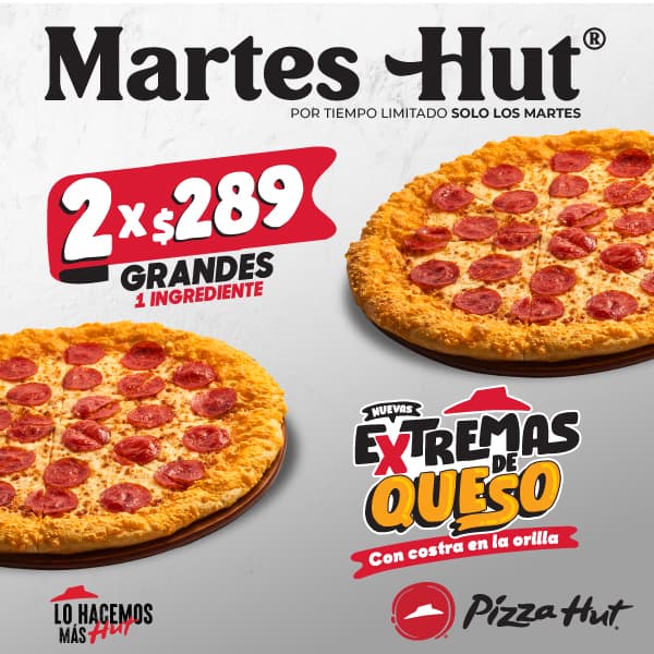 Dos Pizzas Extremas por $289
