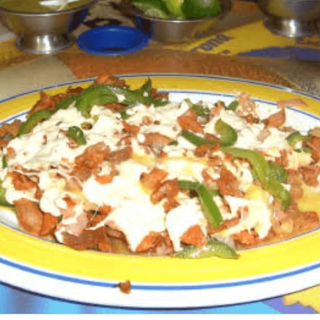 Orden Alambre Pastor c/Queso y champiñon (2 Pers.)
