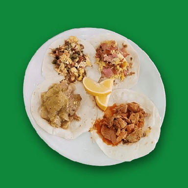 Taco de Huevo con Jamón