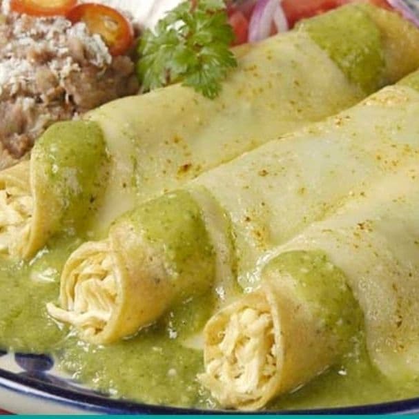 Enchiladas al Gratín + POSTRE SORPRESA