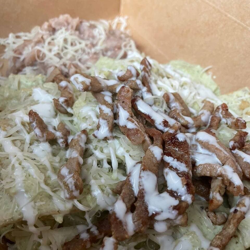 Chilaquiles con Queso Carne Verdes
