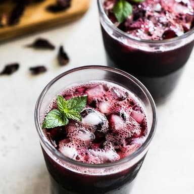Agua de jamaica 1L