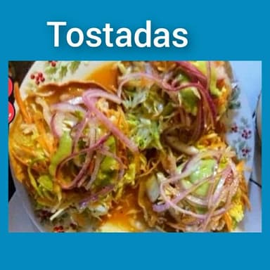Orden de Tostadas 3 Pzs Res o Pollo