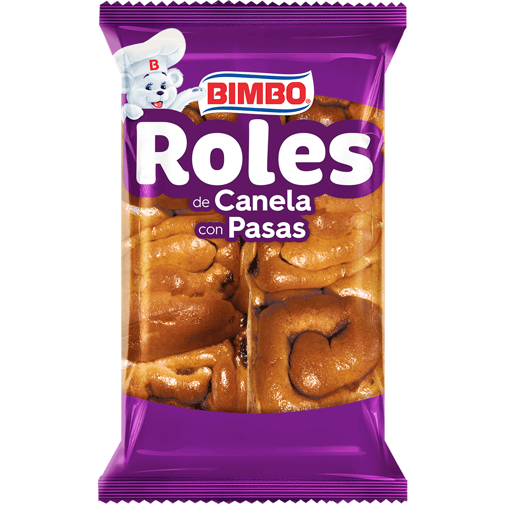 Roles Bimbo 365 gr bolsacanela y pasas