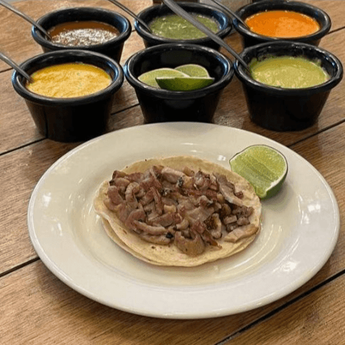 Taco de Costilla con Queso 1 Pieza