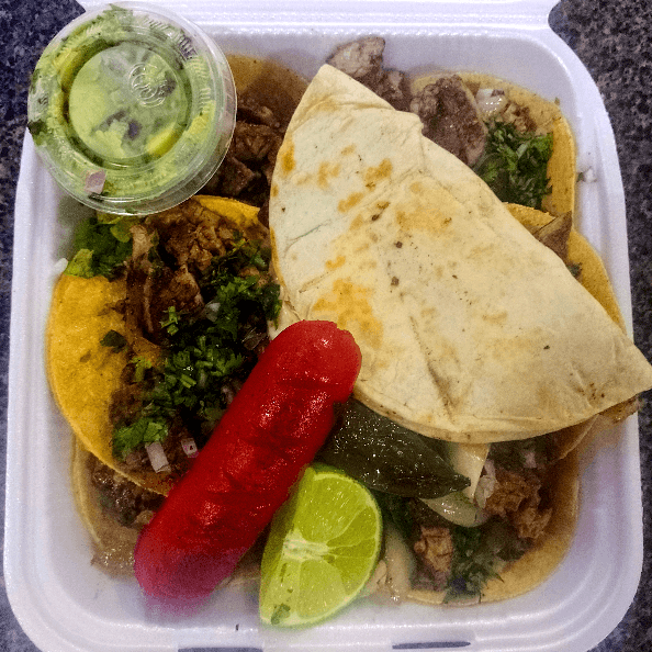 6 Tacos Buche/Mexicana/Quesa/salchi, Charros, Bebi
