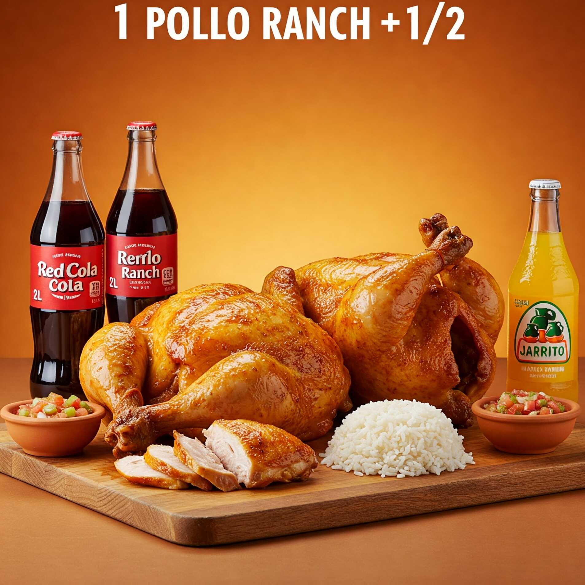Combo Pollo Ranch + 1/2 Rost