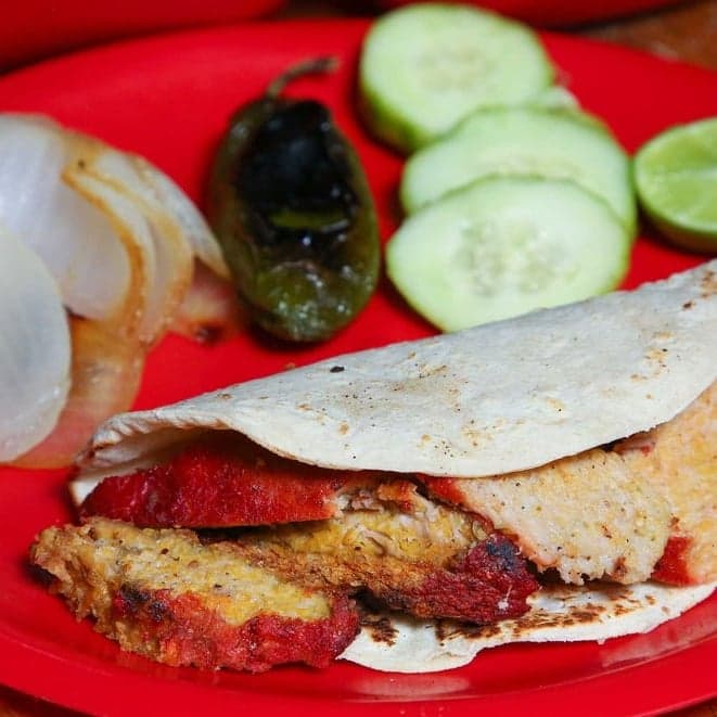 Taco Dorado De Ubre