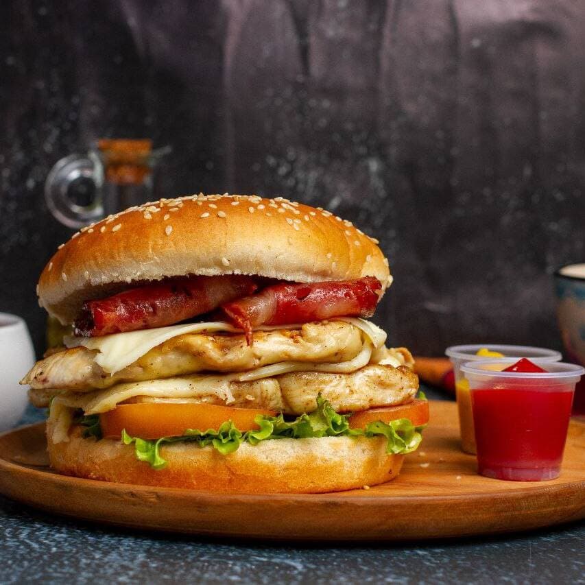 Hamburguesa Pechuga grill